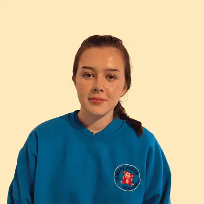 Poppy one of our nursery assistants at monkey puzzle lightwater